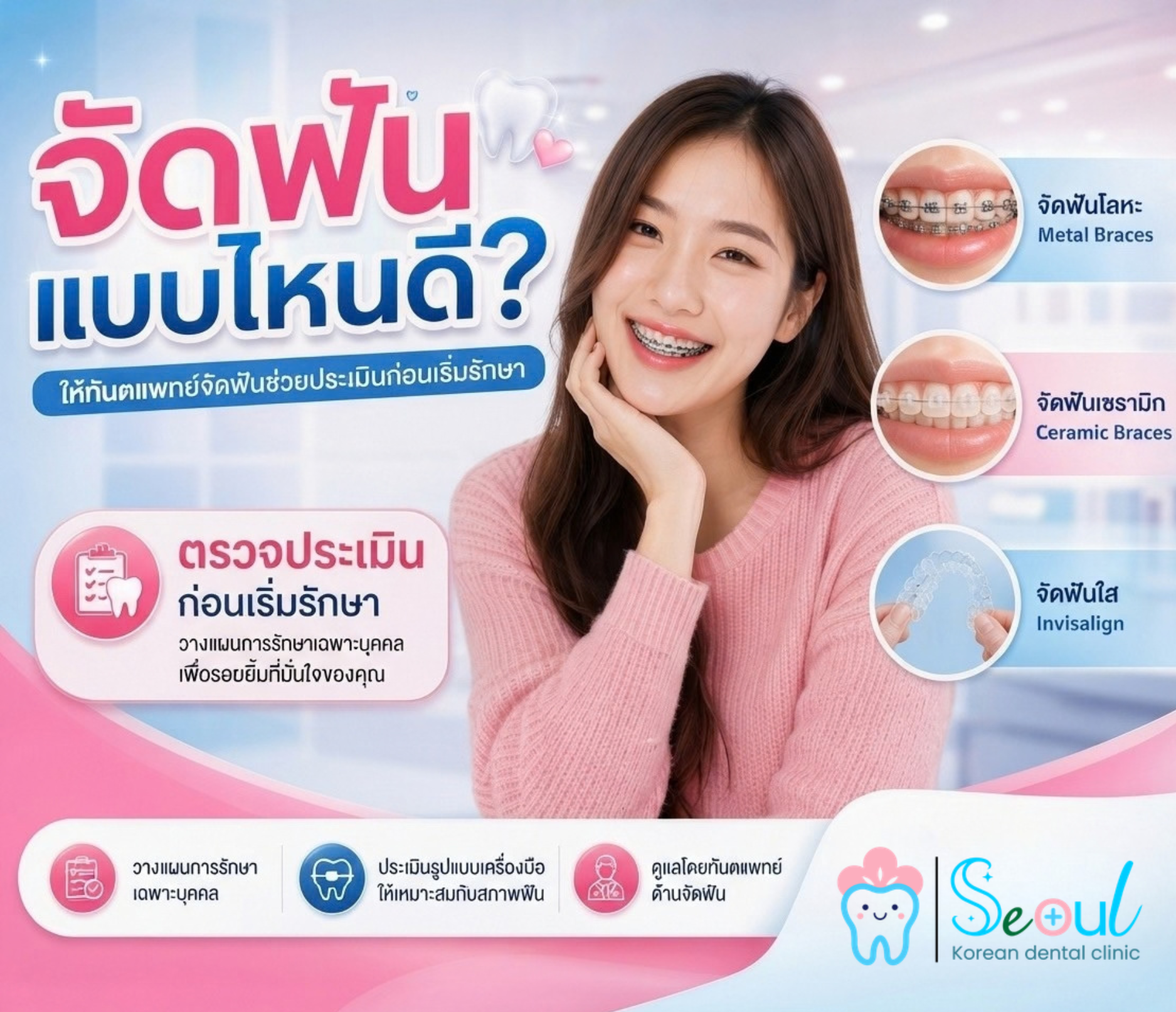 จัดฟัน ทำฟัน ราคา ขั้นตอน